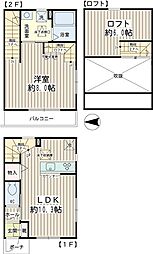ティーテラス 1LDKの間取図画像