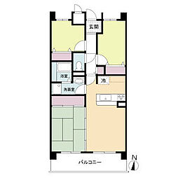 ウエストコート11番街 3LDKの間取図画像