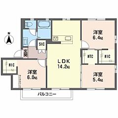 物件の間取り