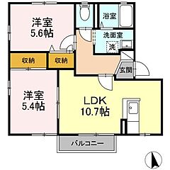 物件の間取り