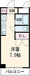 グッドライフ大津和1 ワンルームの間取図画像