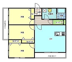 ファミリア南 3LDKの間取図画像
