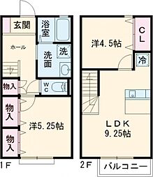 PLUMERIAA 2LDKの間取図画像