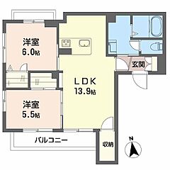 物件の間取り