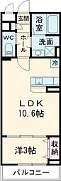 伊勢市御薗町長屋マンション 1LDKの間取図画像