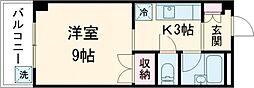 ドミールITO 1Kの間取図画像