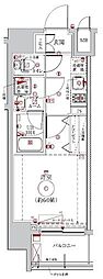 LUMEED横濱南 1Kの間取図画像
