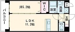 ウエルス 1LDKの間取図画像