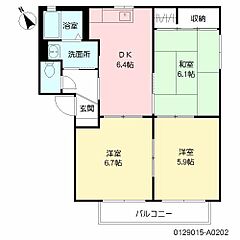 物件の間取り