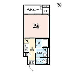 robot home 滝井(ロボットホーム タ 1Kの間取図画像