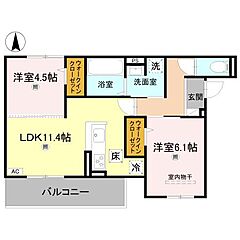 物件の間取り
