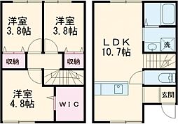 アイナス C棟 3LDKの間取図画像