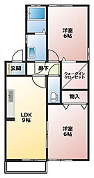ウィルモア東洋台 2LDKの間取図画像