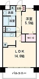 ゲートレジデンス鶴見緑地 1LDKの間取図画像