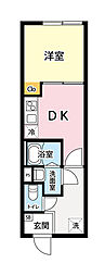 IMA HIGASHI-NAKANO 1DKの間取図画像
