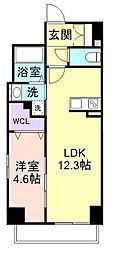 NEXTAGE吉田 1LDKの間取図画像
