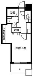 RainbowShinei 1Kの間取図画像