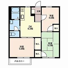 物件の間取り