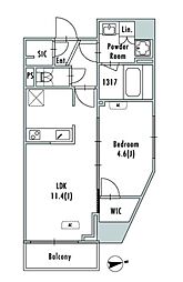 GRANPASEO押上八広 1LDKの間取図画像