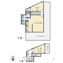 エンパイア茅ヶ崎 2LDKの間取図画像