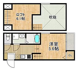 MODERNPALAZZO戸石BRILLER 1SKの間取図画像