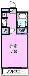 レガーロ津 1Kの間取図画像