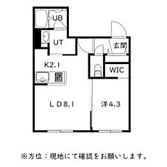 物件の間取り