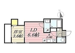 (仮称)Cherim西鉄久留米IV 1LDKの間取図画像