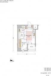Urbanex文京本郷 1DKの間取図画像