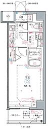 クレヴィスタ綾瀬III 1Kの間取図画像