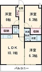 物件の間取り