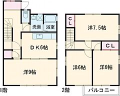 物件の間取り