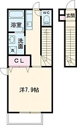 Bellacalma 1Kの間取図画像