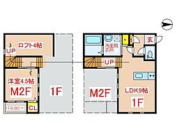 PROUD弐番館 1LDKの間取図画像