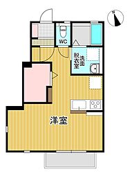 A-Room2 ワンルームの間取図画像