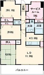 物件の間取り
