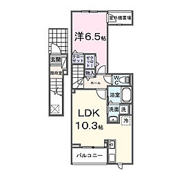 グランビアレジデンス 1LDKの間取図画像