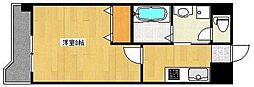 カーネリアン新屋敷 1Kの間取図画像