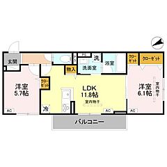 物件の間取り