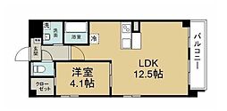 M's 1LDKの間取図画像