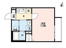 robot home 与野本町III(ロボットホーム ヨノホンマチスリー) 1Kの間取図画像