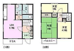 ビューパレス泉台C 3LDKの間取図画像