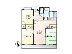グレートハウス晩餐館 3LDKの間取図画像