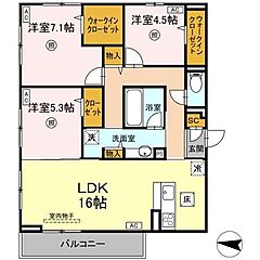 物件の間取り