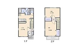 メゾンロゼ 2LDKの間取図画像