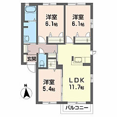 物件の間取り