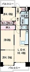 ロイヤル神戸山の街 3LDKの間取図画像