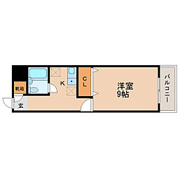 ニュー更科ビル 1Kの間取図画像