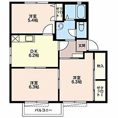 物件の間取り