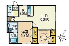 物件の間取り